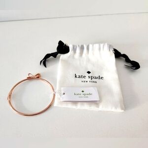 NWT Kate Spade Love Notes Rose Gold Bangle